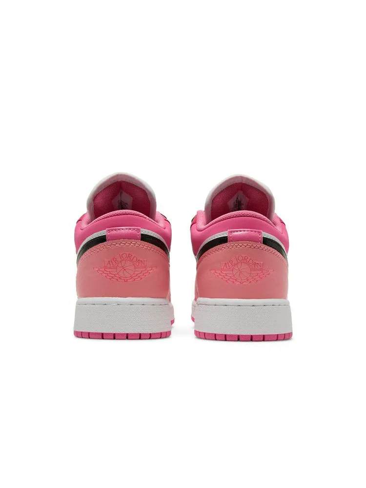 Кроссовки Air Jordan Air Jordan 1 Low GS 'White Pinksicle' — изображение 7 из 9, белый/черный