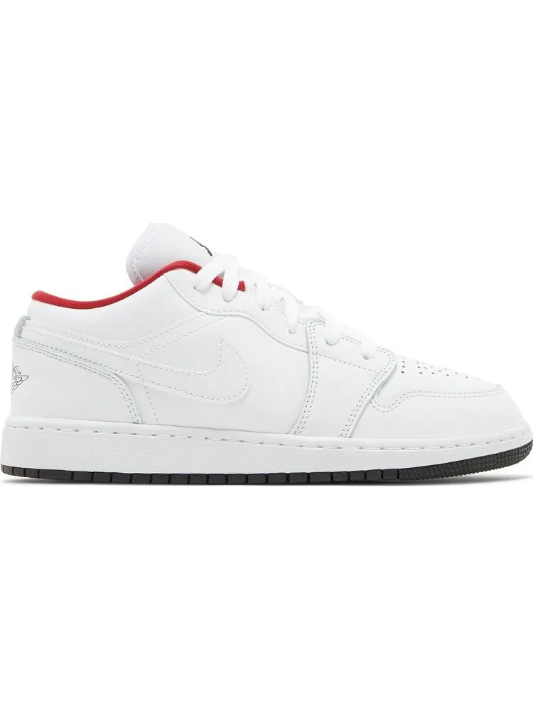 Кроссовки Air Jordan 1 Low GS White Gym — изображение 1 из 8, белый