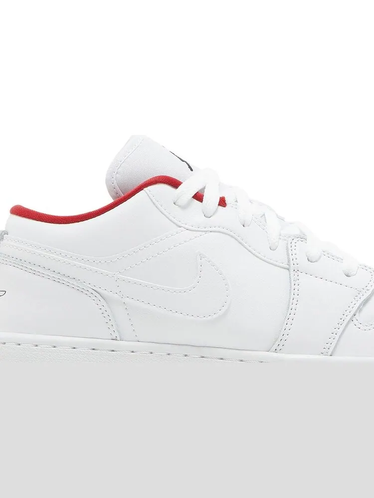 Кроссовки Air Jordan 1 Low GS White Gym — изображение 2 из 8, белый