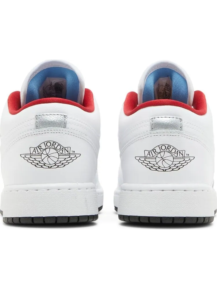 Кроссовки Air Jordan 1 Low GS White Gym — изображение 6 из 8, белый
