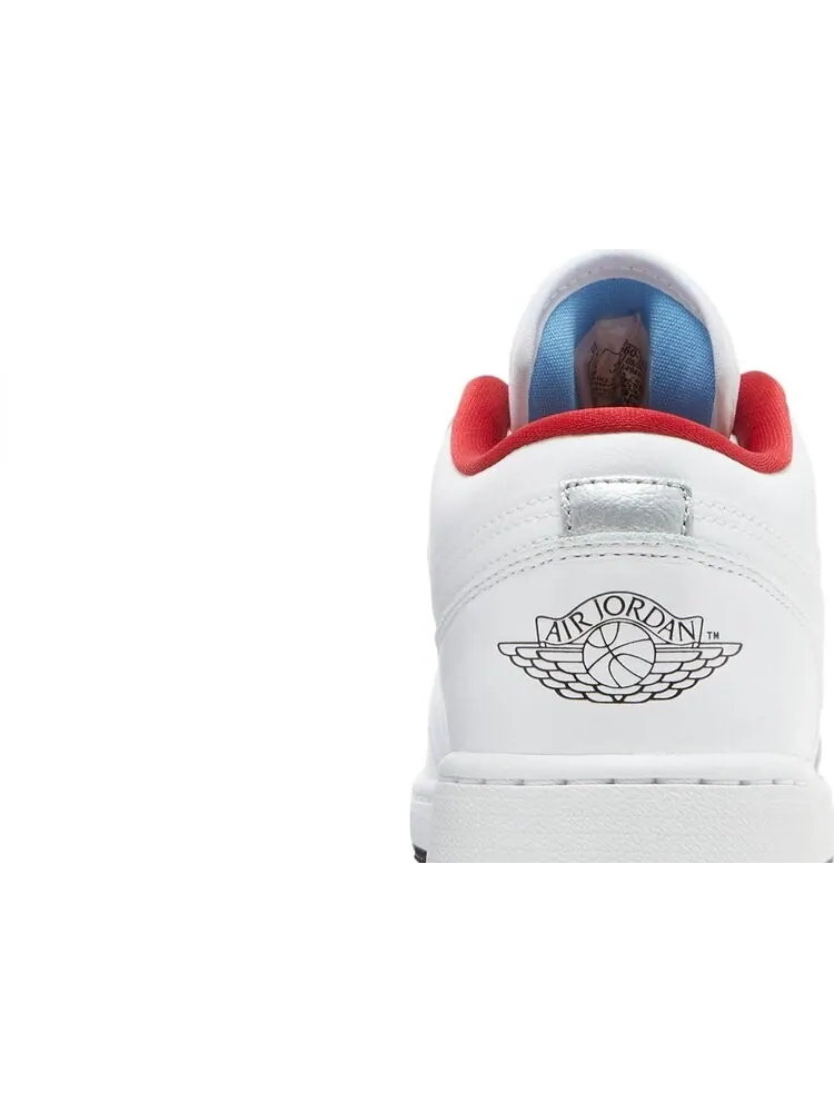 Кроссовки Air Jordan 1 Low GS White Gym — изображение 7 из 8, белый