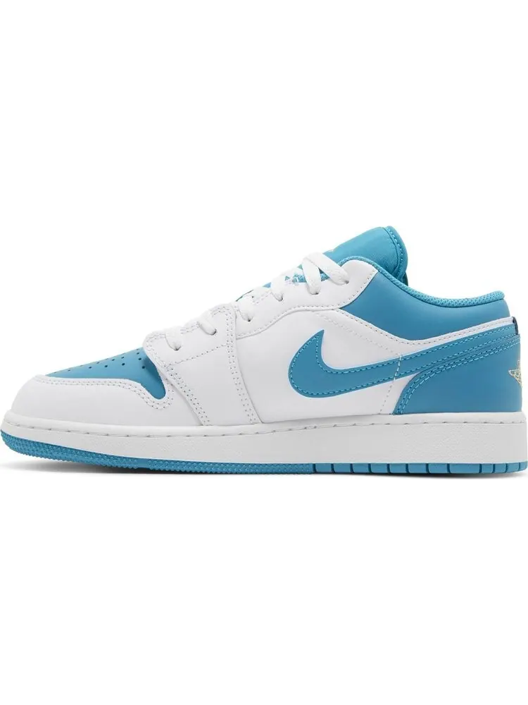 Кроссовки Air Jordan 1 Low GS 'Aquatone' — изображение 3 из 4, белый