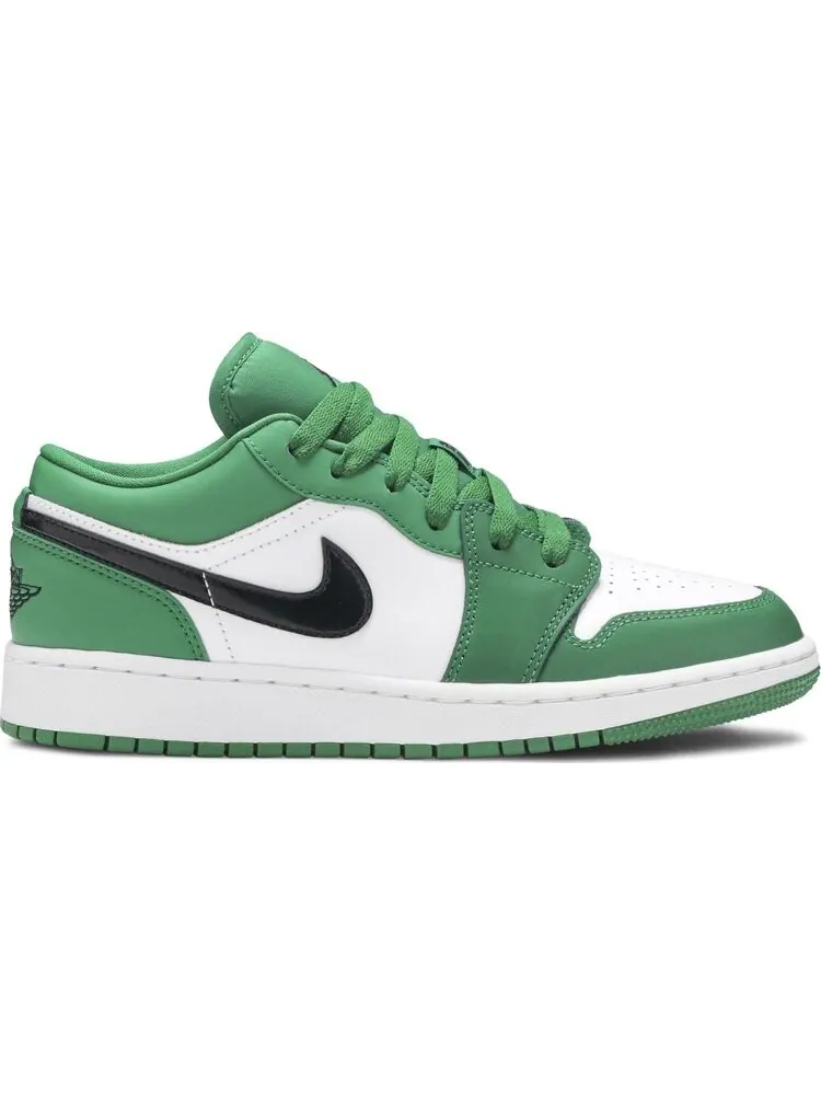 Кроссовки Air Jordan 1 Low GS Pine Green — изображение 1 из 8, зеленый