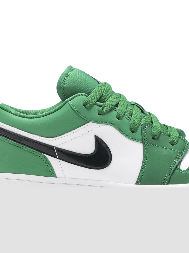 Кроссовки Air Jordan 1 Low GS Pine Green — изображение 2 из 8, зеленый