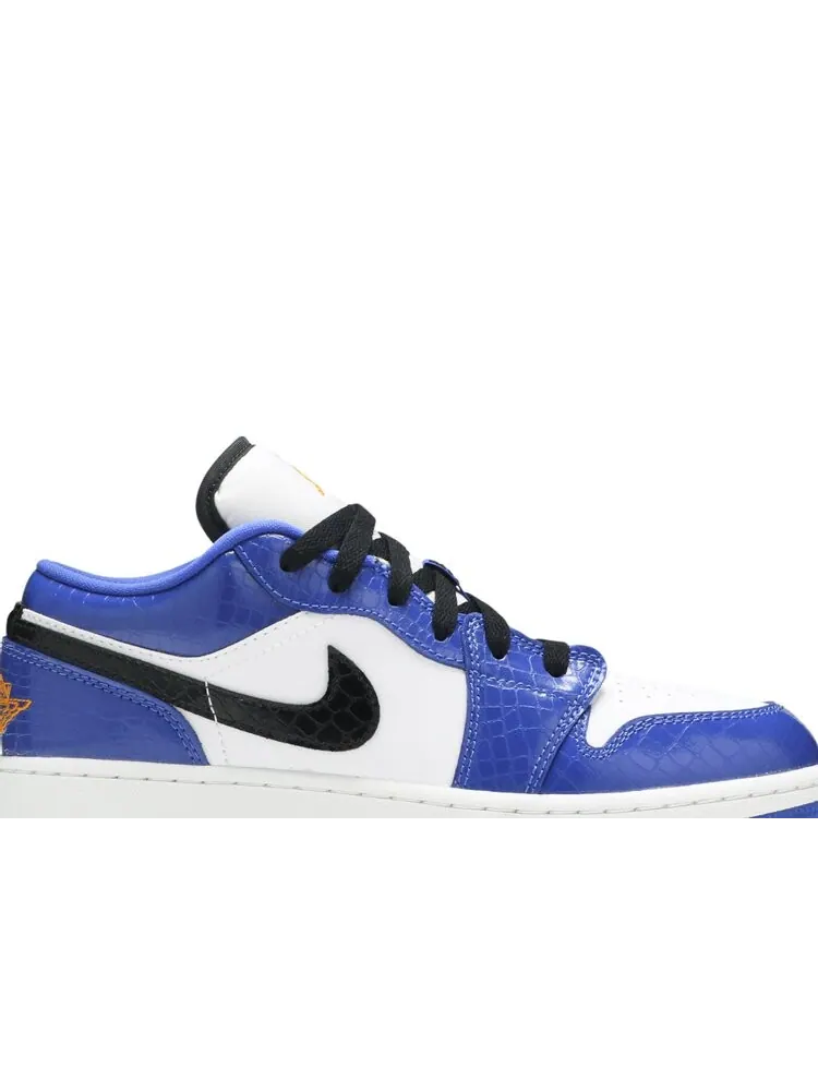 Кроссовки Air Jordan 1 Low GS 'Hyper Royal' — изображение 2 из 4, синий