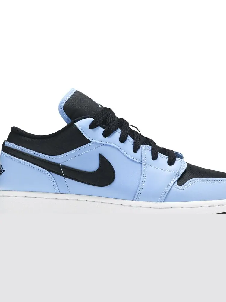 Кроссовки Air Jordan 1 Low GS University Blue Black — изображение 2 из 8, синий