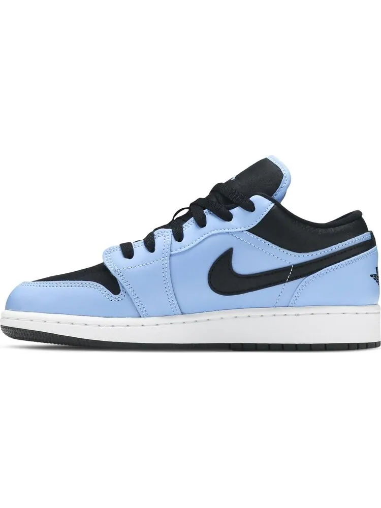 Кроссовки Air Jordan 1 Low GS University Blue Black — изображение 3 из 8, синий