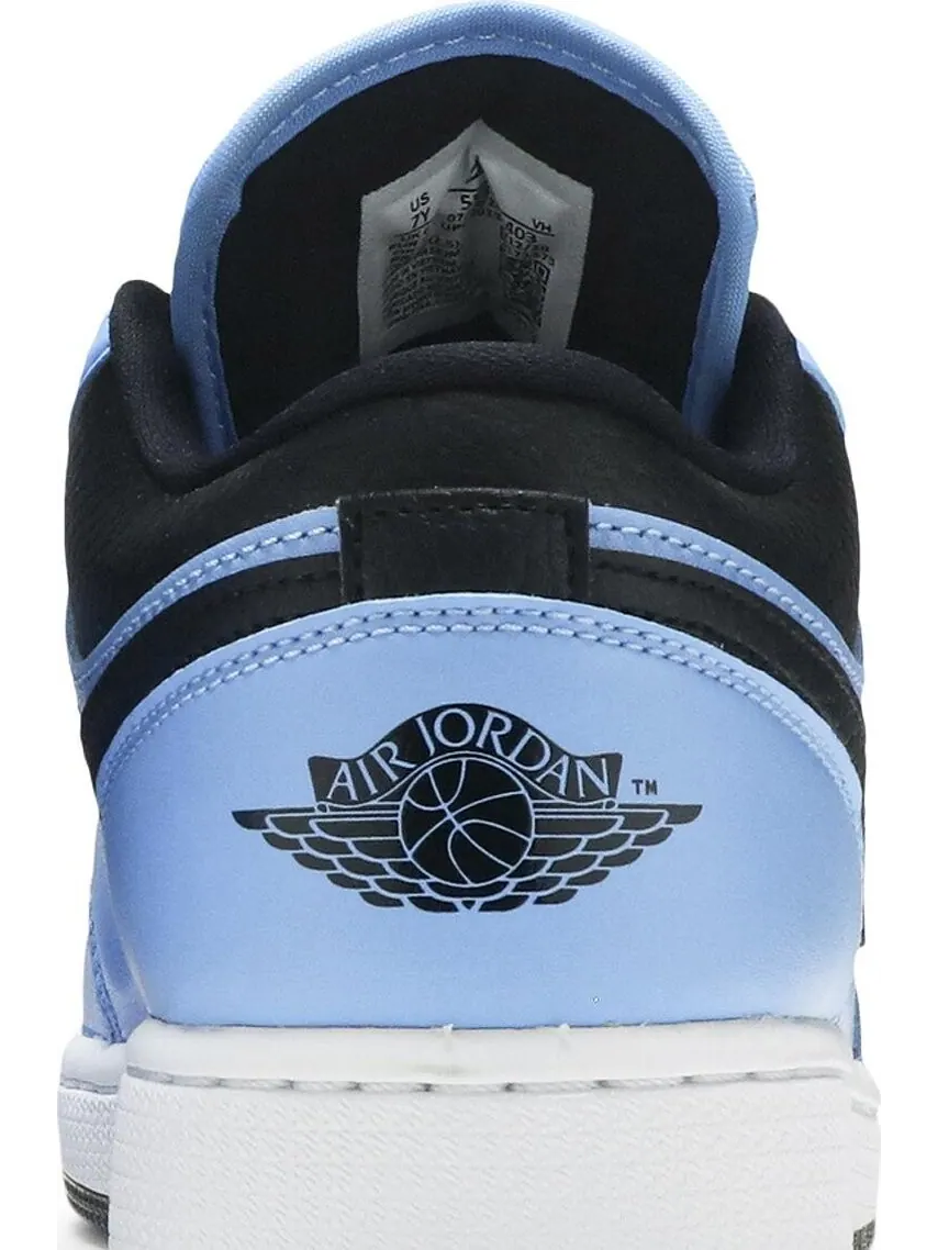 Кроссовки Air Jordan 1 Low GS University Blue Black — изображение 7 из 8, синий