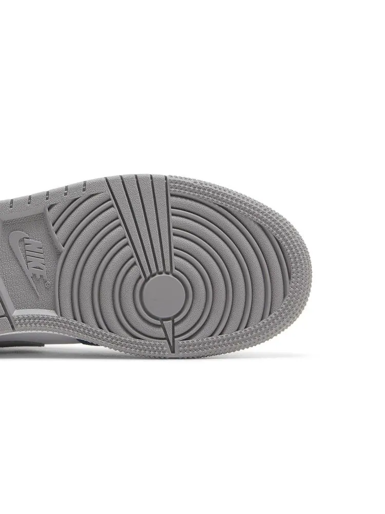 Кроссовки Air Jordan Air Jordan 1 Low GS 'True Blue Cement' — изображение 6 из 9, синий/серый/белый
