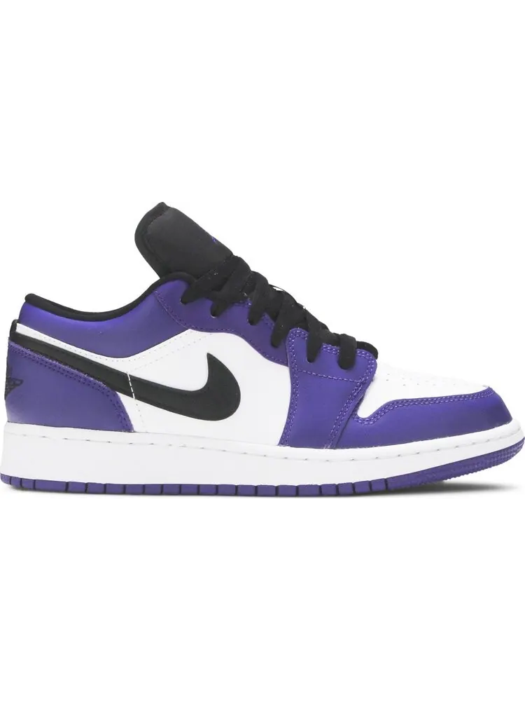 Кроссовки Air Jordan 1 Low GS Court — изображение 1 из 8, фиолетовый