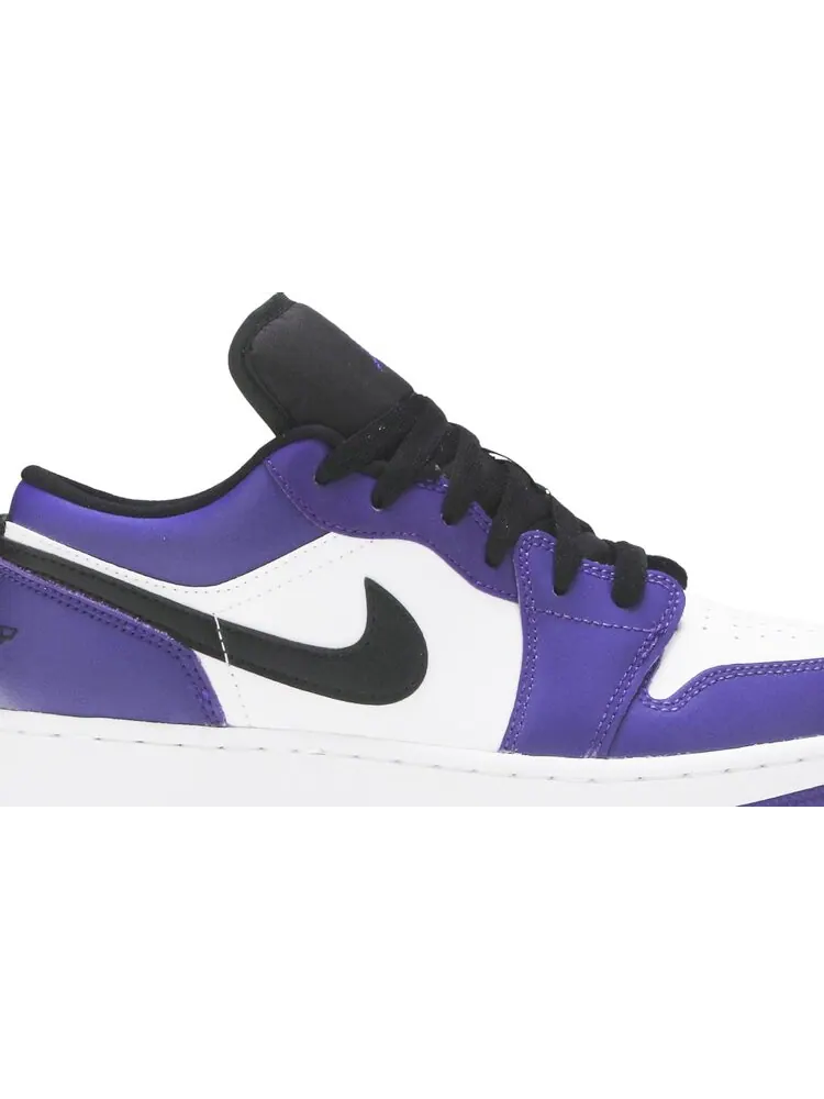 Кроссовки Air Jordan 1 Low GS Court — изображение 2 из 8, фиолетовый