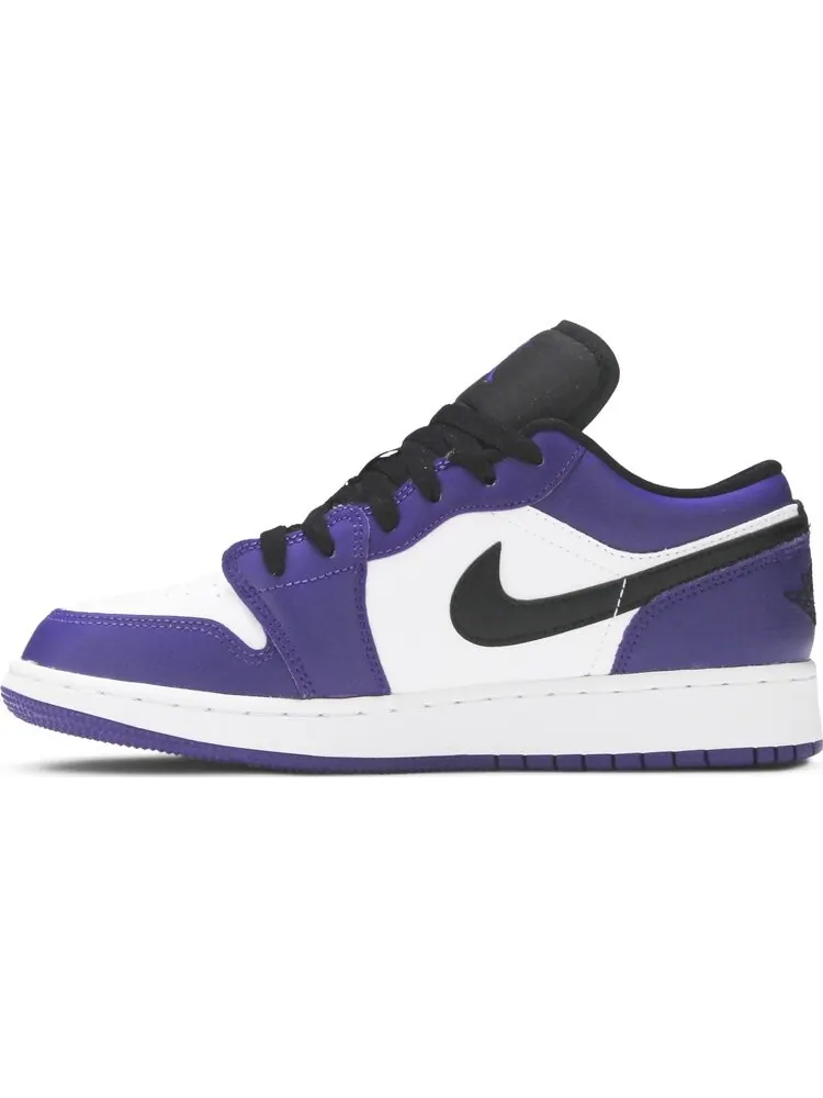 Кроссовки Air Jordan 1 Low GS Court — изображение 3 из 8, фиолетовый