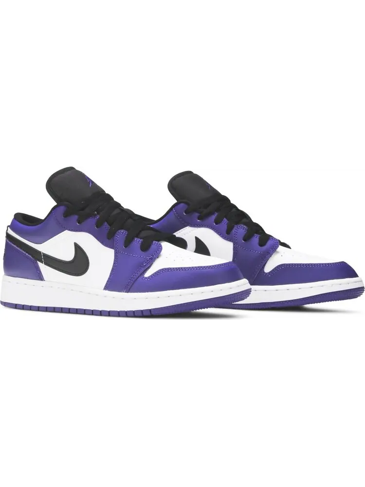 Кроссовки Air Jordan 1 Low GS Court — изображение 8 из 8, фиолетовый