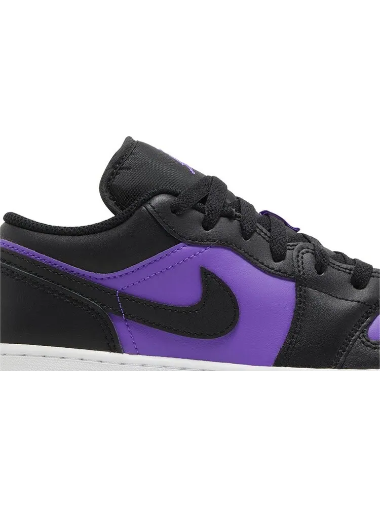 Кроссовки Air Jordan 1 Low GS 'Purple Venom' — изображение 2 из 4, фиолетовый