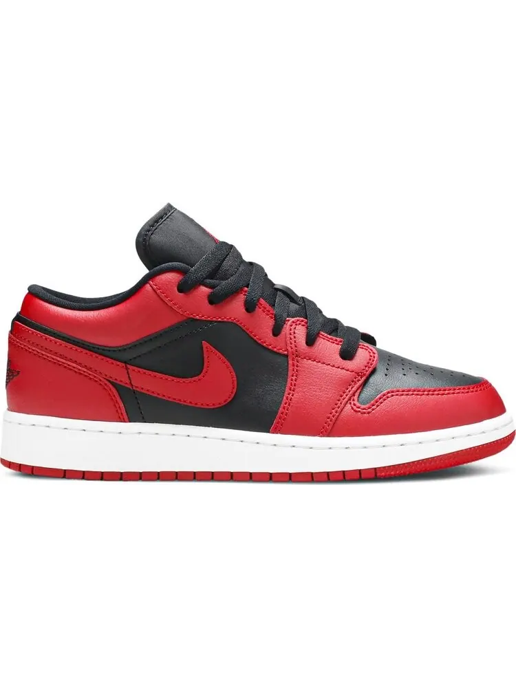 Кроссовки Air Jordan 1 Low GS Reverse Bred — изображение 1 из 8, красный