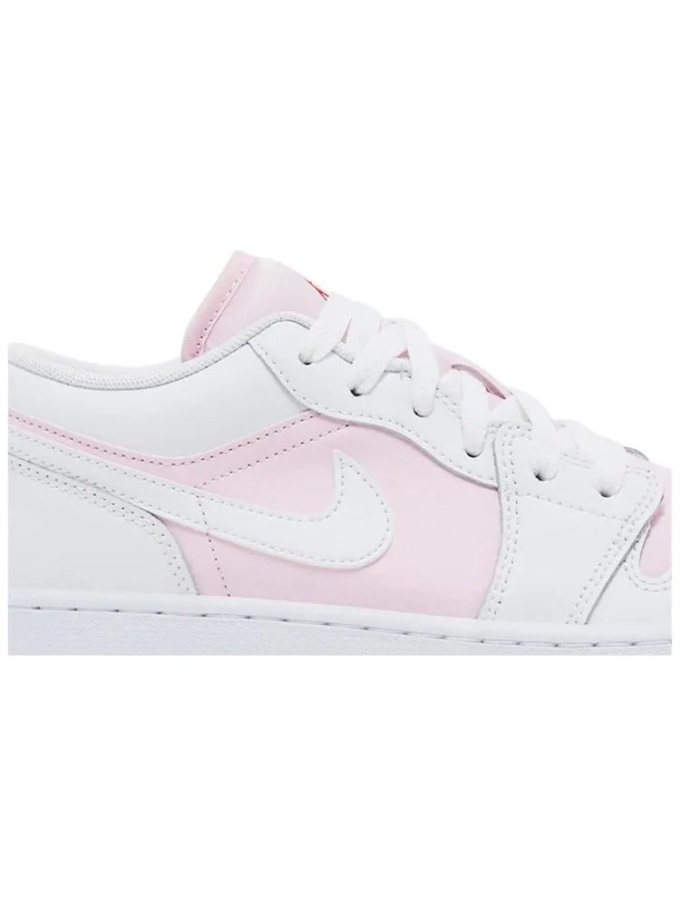 Кроссовки Air Jordan 1 Low GS 'Pink Foam' — изображение 2 из 4, розовый
