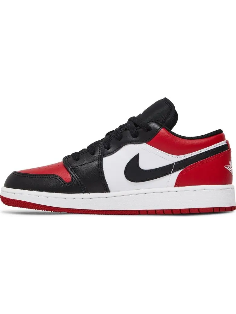 Кроссовки Air Jordan 1 Low GS Bred Toe — изображение 3 из 8, красный