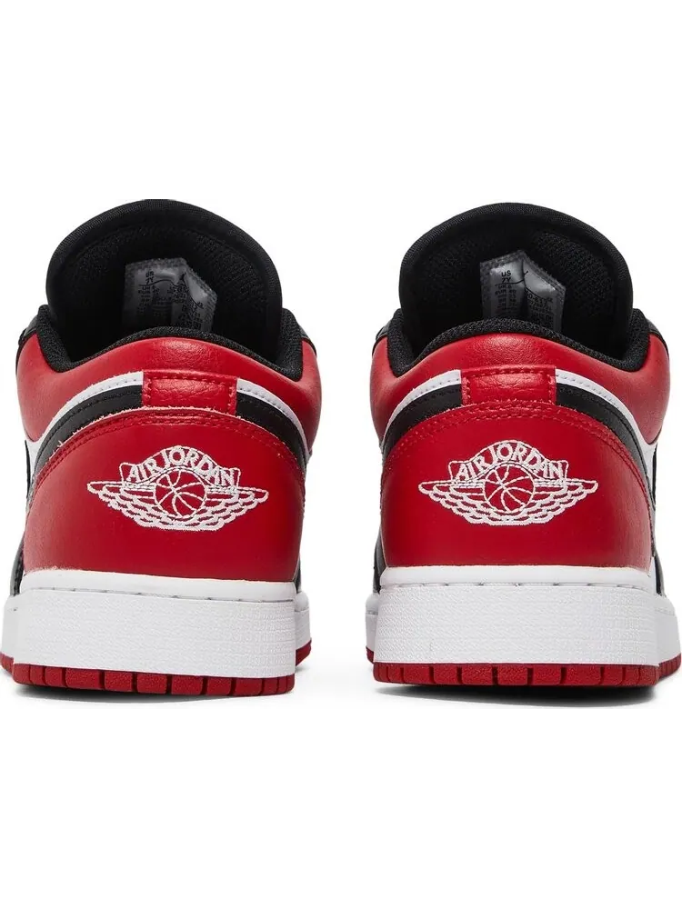 Кроссовки Air Jordan 1 Low GS Bred Toe — изображение 6 из 8, красный