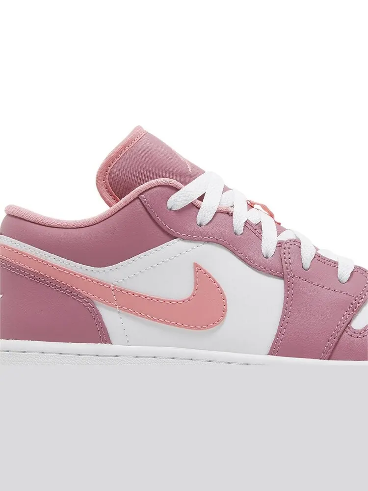 Кроссовки Air Jordan 1 Low GS 'Desert Berry' — изображение 2 из 4, розовый