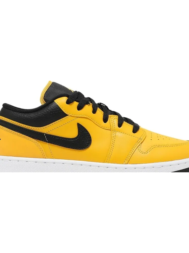 Кроссовки Air Jordan 1 Low GS University Gold Black — изображение 2 из 8, золото