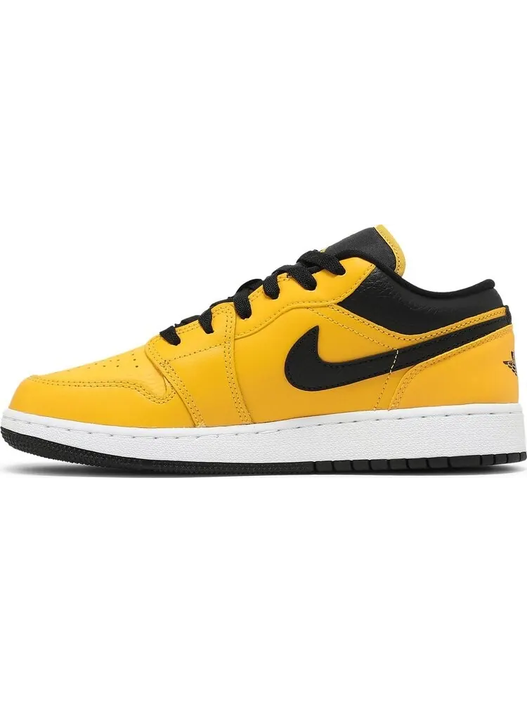 Кроссовки Air Jordan 1 Low GS University Gold Black — изображение 3 из 8, золото