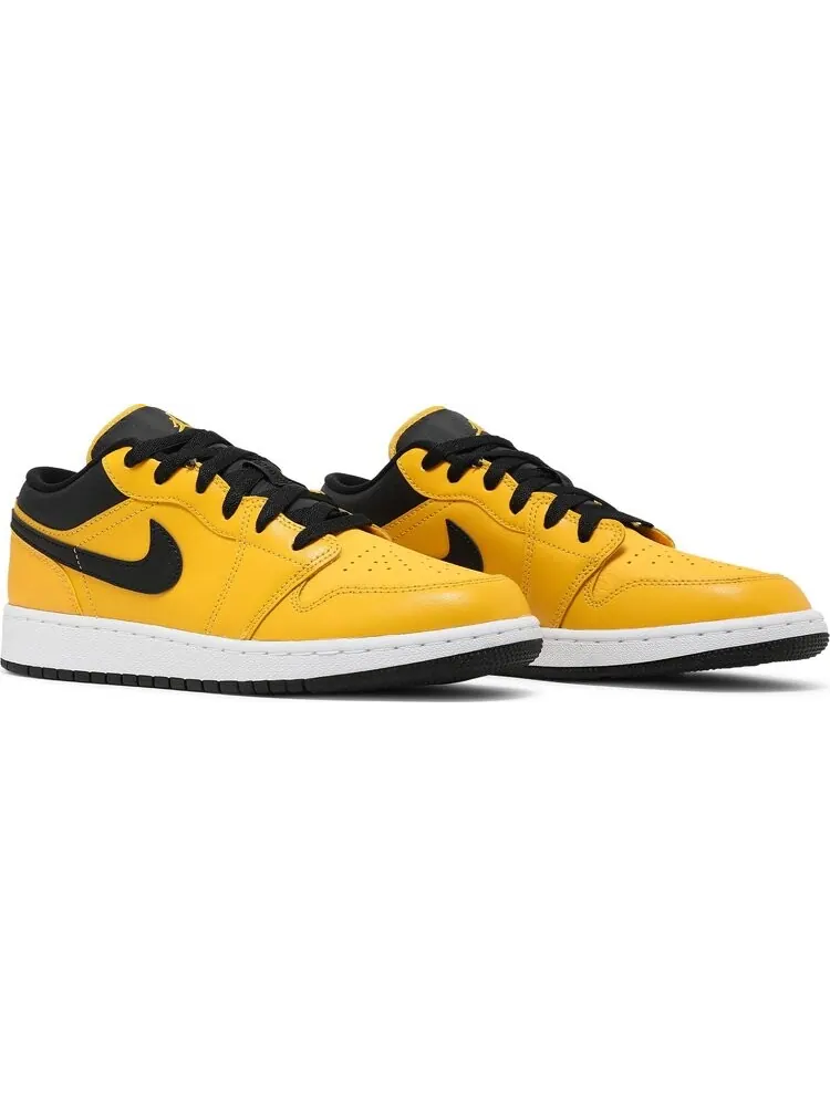 Кроссовки Air Jordan 1 Low GS University Gold Black — изображение 8 из 8, золото
