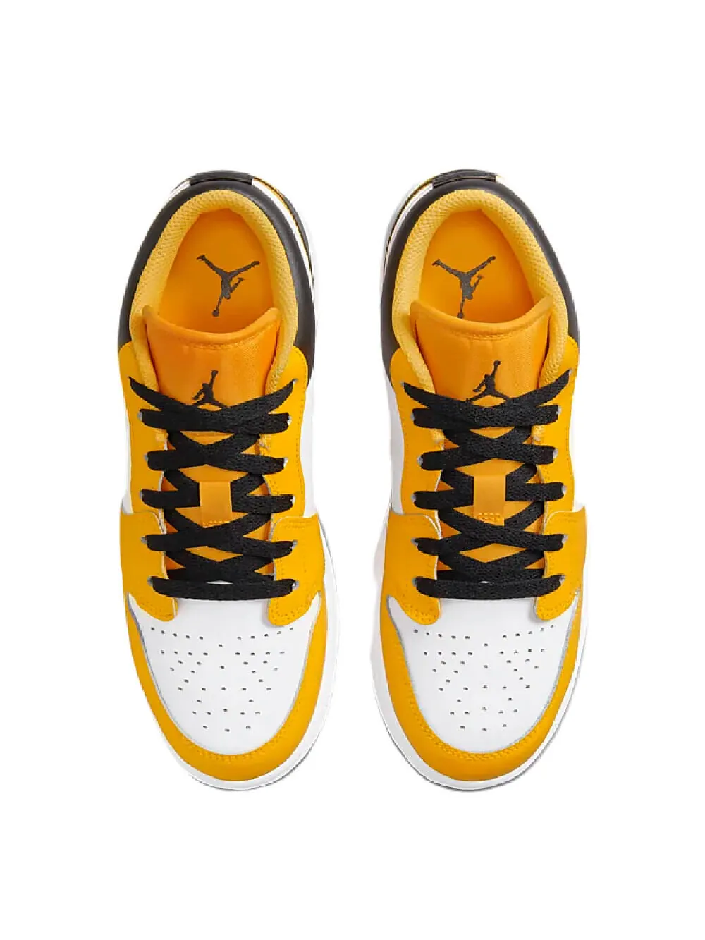 Детские кроссовки Nike Air Jordan 1 Low — изображение 3 из 8, белый желтый