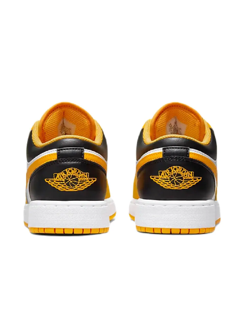 Детские кроссовки Nike Air Jordan 1 Low — изображение 4 из 8, белый желтый