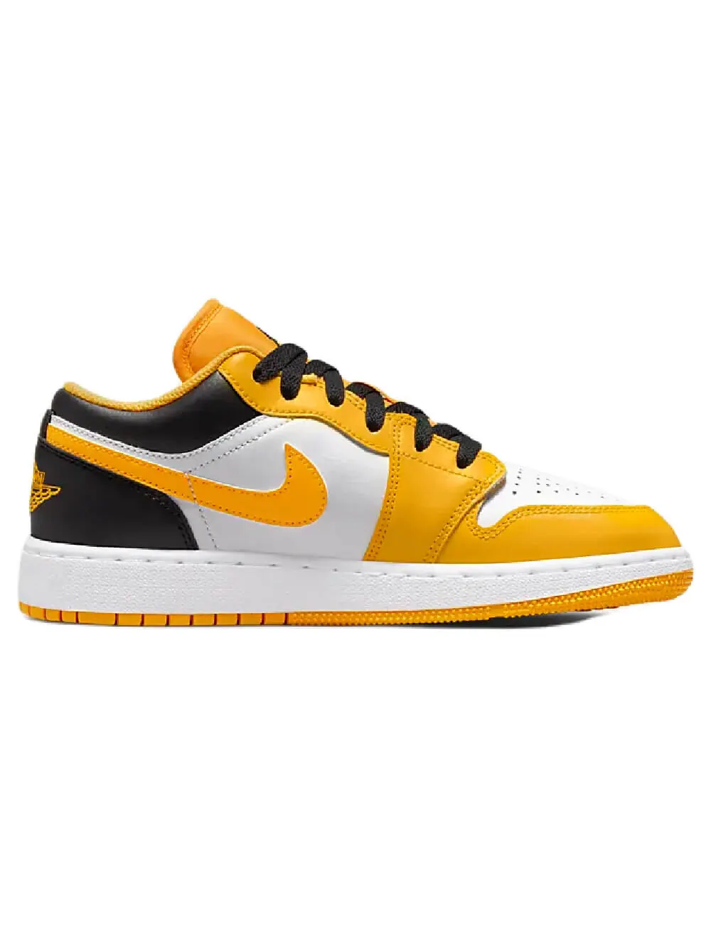 Детские кроссовки Nike Air Jordan 1 Low — изображение 5 из 8, белый желтый