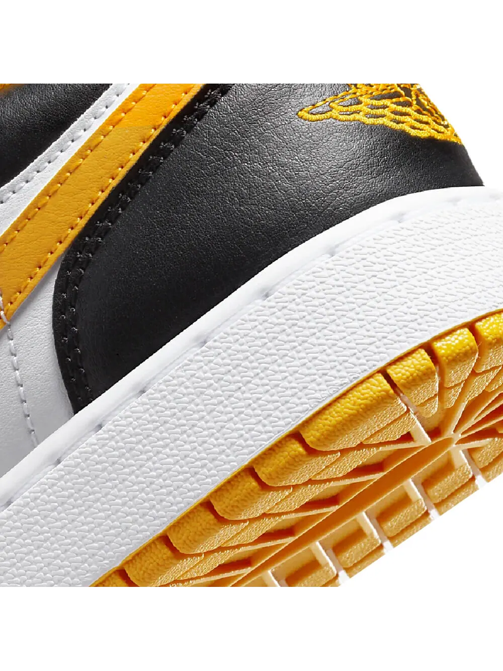 Детские кроссовки Nike Air Jordan 1 Low — изображение 8 из 8, белый желтый