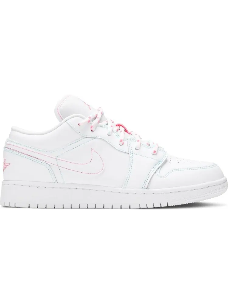 Кроссовки Air Jordan 1 Low GS Aurora Green — изображение 1 из 8, белый