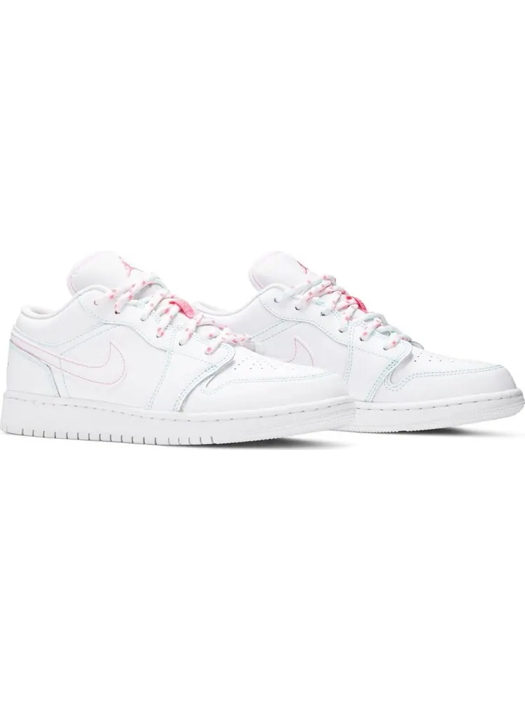 Кроссовки Air Jordan 1 Low GS Aurora Green — изображение 8 из 8, белый