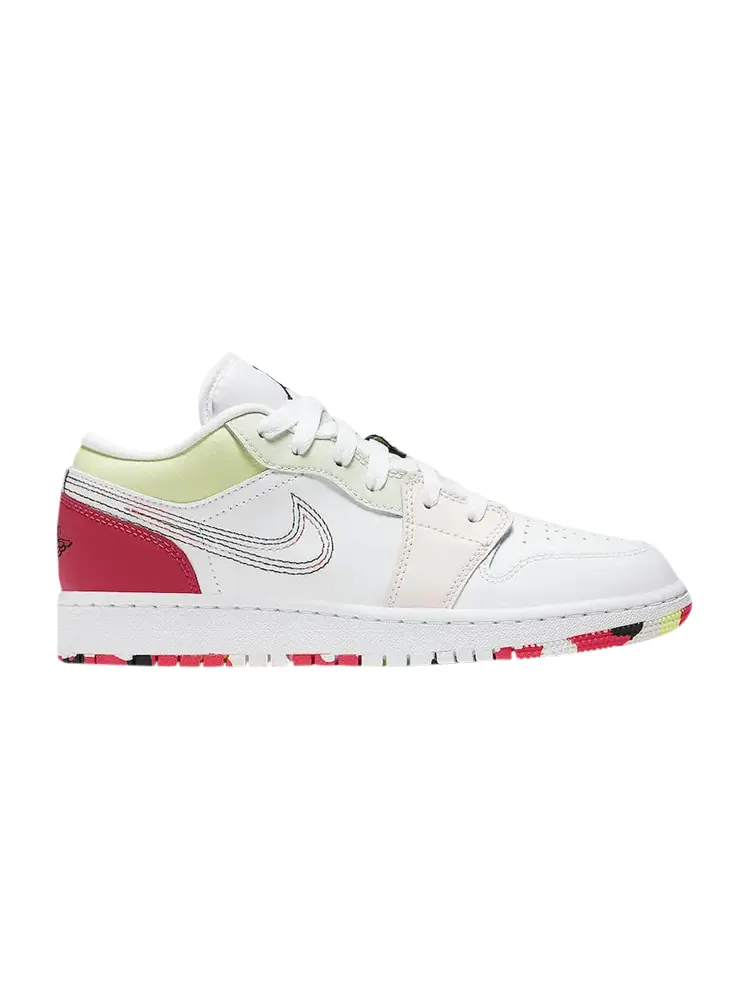 Кроссовки Air Jordan 1 Low GS 'Ember Glow' — изображение 1 из 1, белый