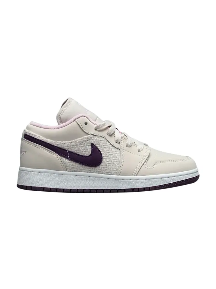 Кроссовки Air Jordan 1 Low GS 'Night Purple' — изображение 1 из 1, фиолетовый