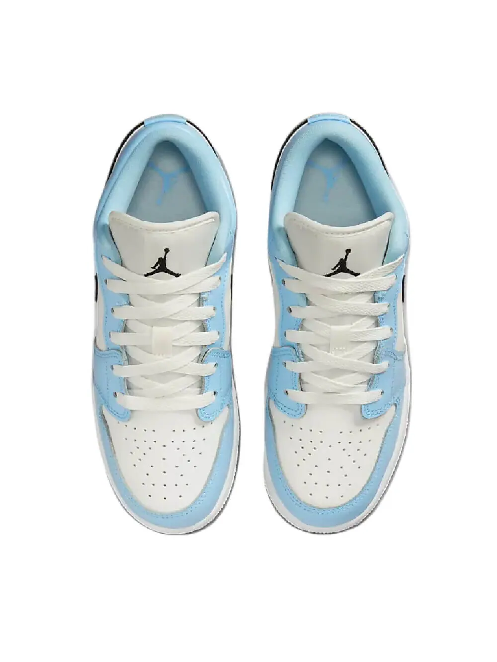 Кроссовки Nike Air Jordan 1 Low OG — изображение 3 из 8, черный/голубой/бежевый