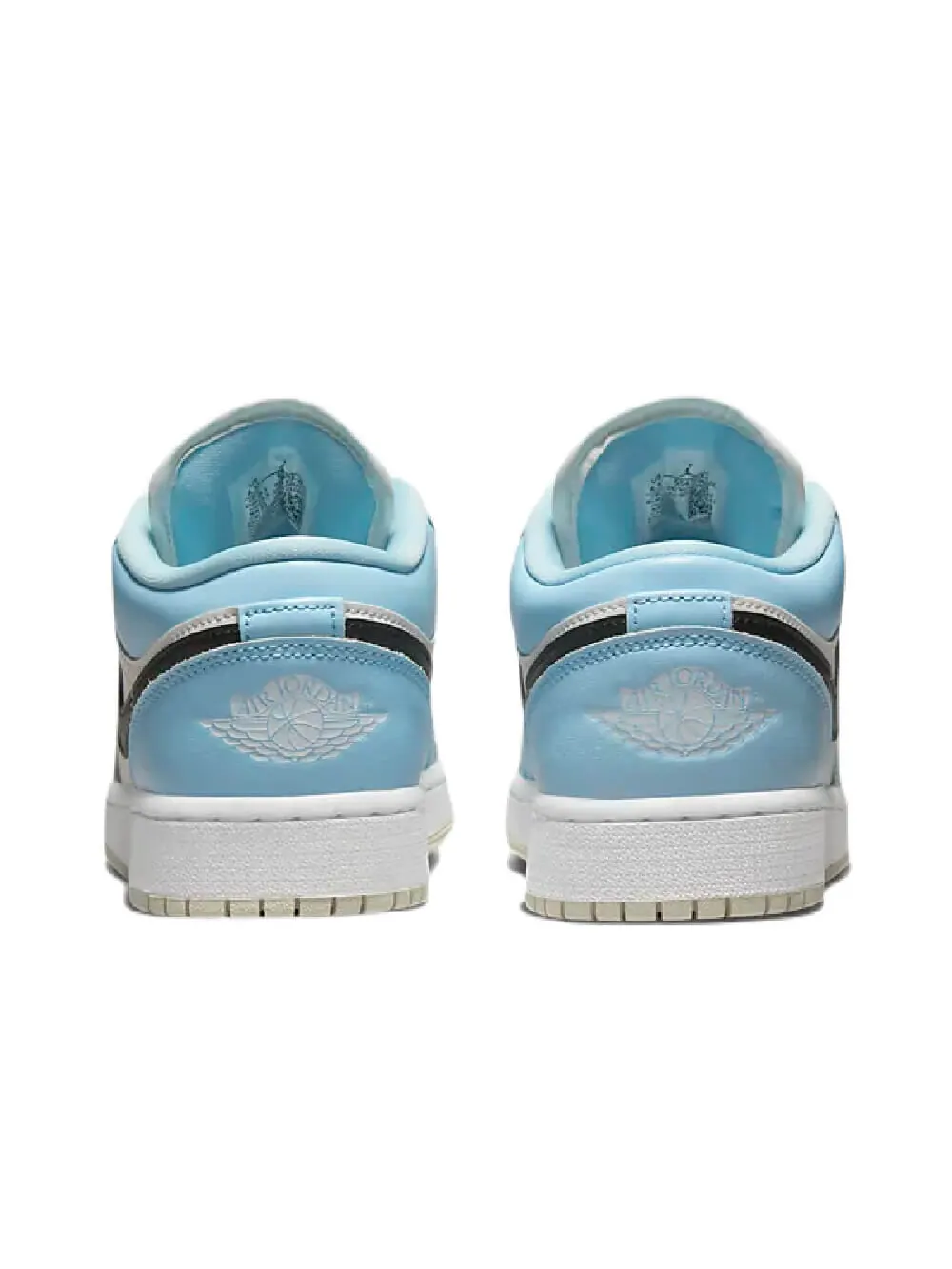 Кроссовки Nike Air Jordan 1 Low OG — изображение 4 из 8, черный/голубой/бежевый