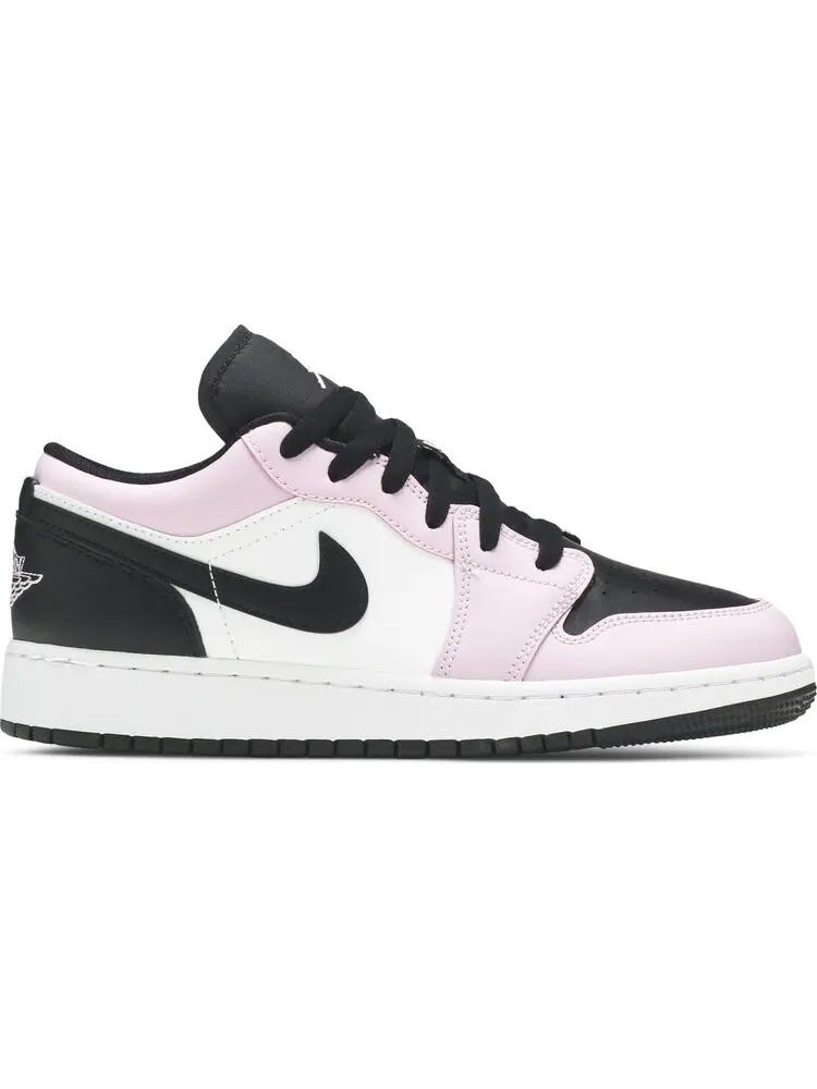 Кроссовки Air Jordan 1 Low GS Light Arctic — изображение 1 из 8, черный розовый