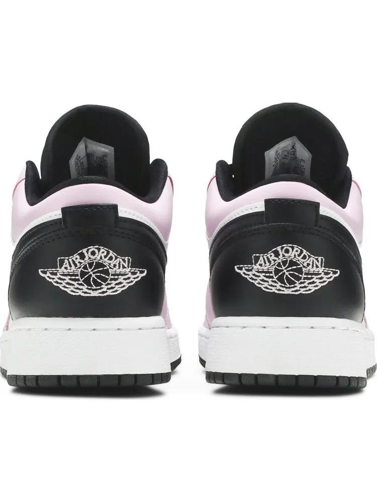 Кроссовки Air Jordan 1 Low GS Light Arctic — изображение 6 из 8, черный розовый