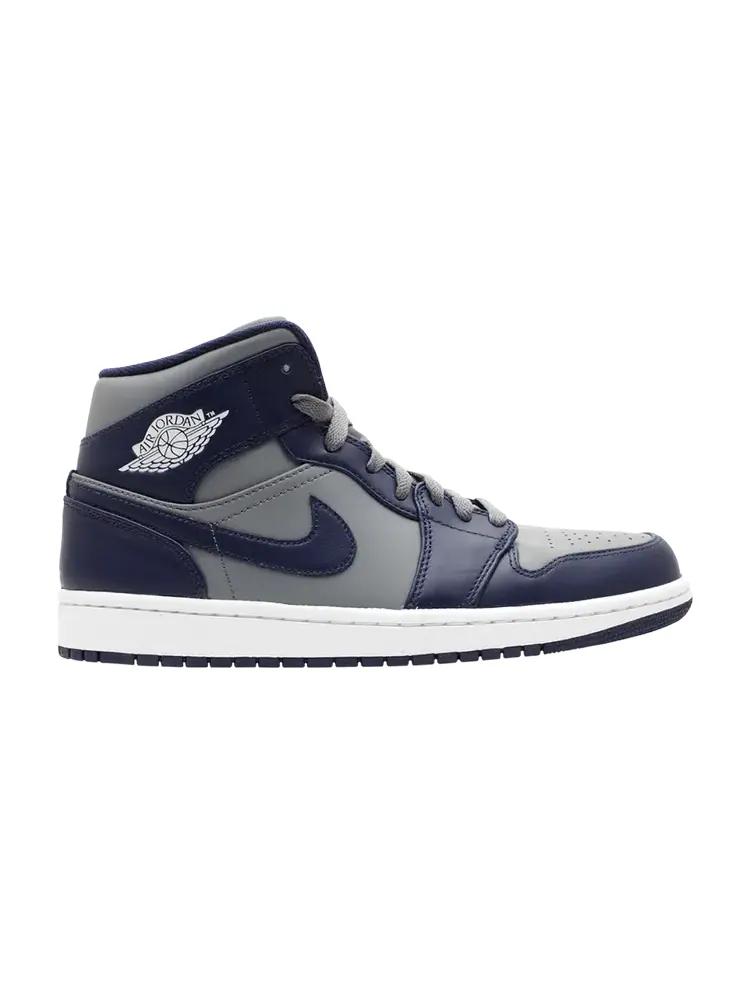 Кроссовки Air Jordan 1 Mid 'Georgetown' — изображение 1 из 1, серый