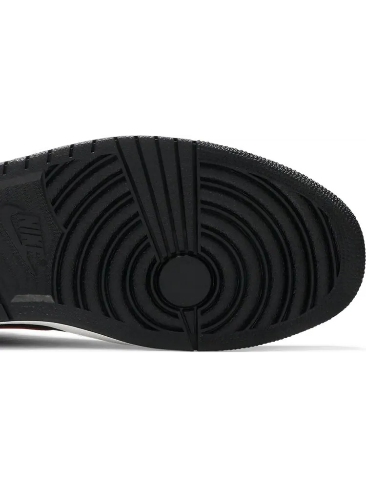 Кроссовки Air Jordan 1 Retro Mid Black Team Red — изображение 5 из 8, черный