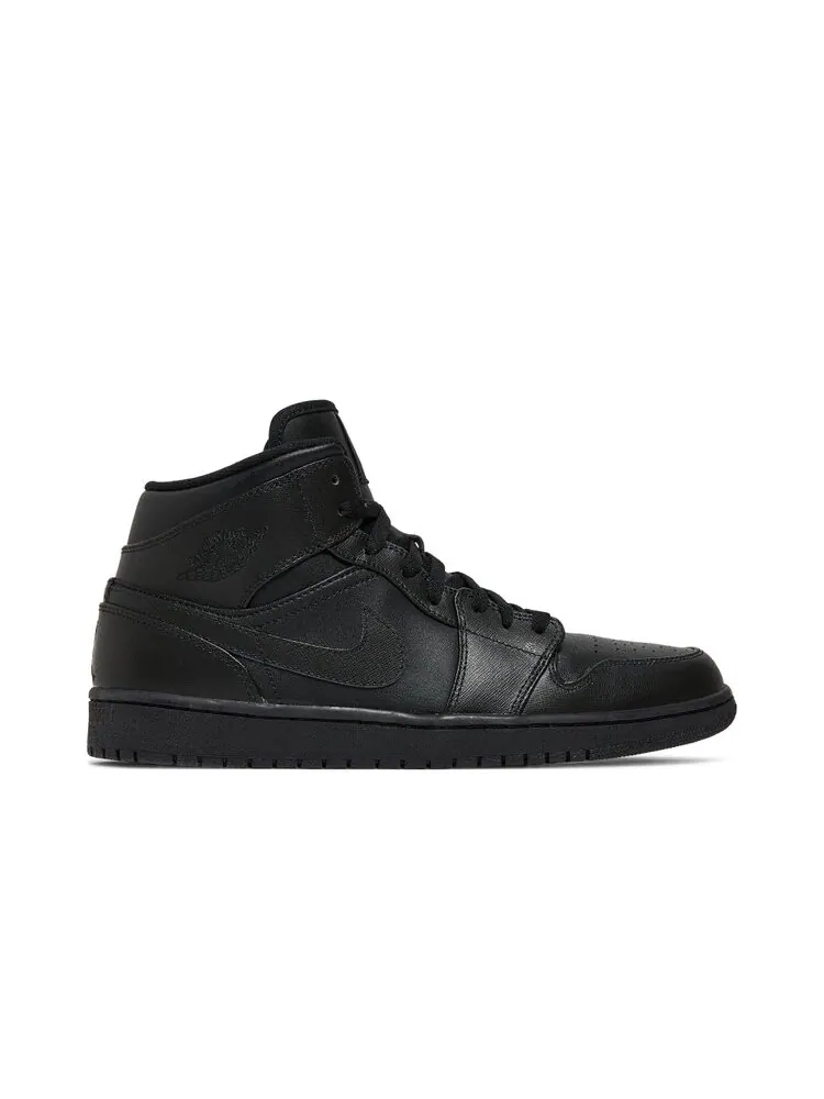 Кроссовки Air Jordan 1 Mid 2013 'Triple Black' — изображение 1 из 4, черный