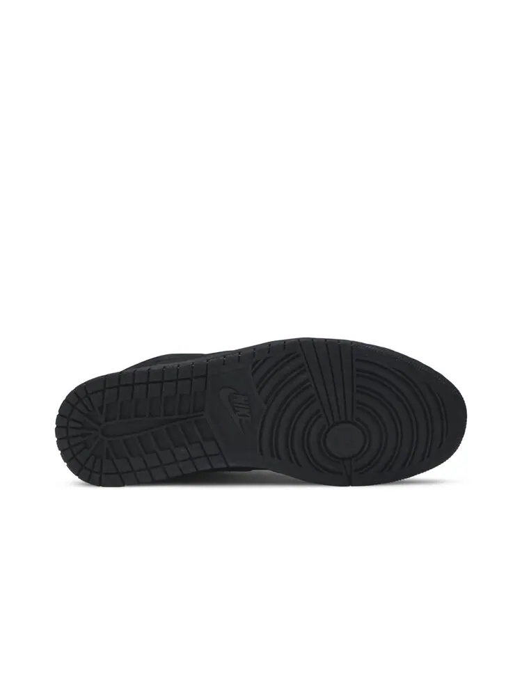Кроссовки Air Jordan 1 Mid 'Triple Black' — изображение 4 из 4, черный