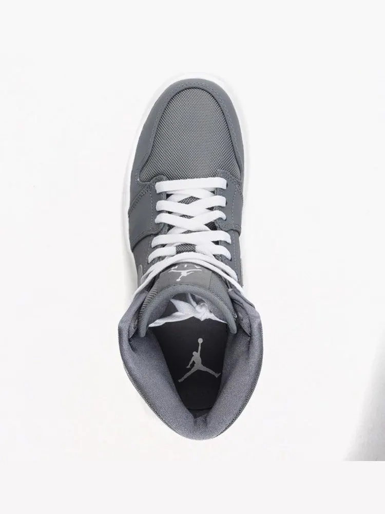 Кроссовки Air Jordan Air Jordan 1 Retro Mid 'Cool Grey' — изображение 2 из 6, серый/белый-серый