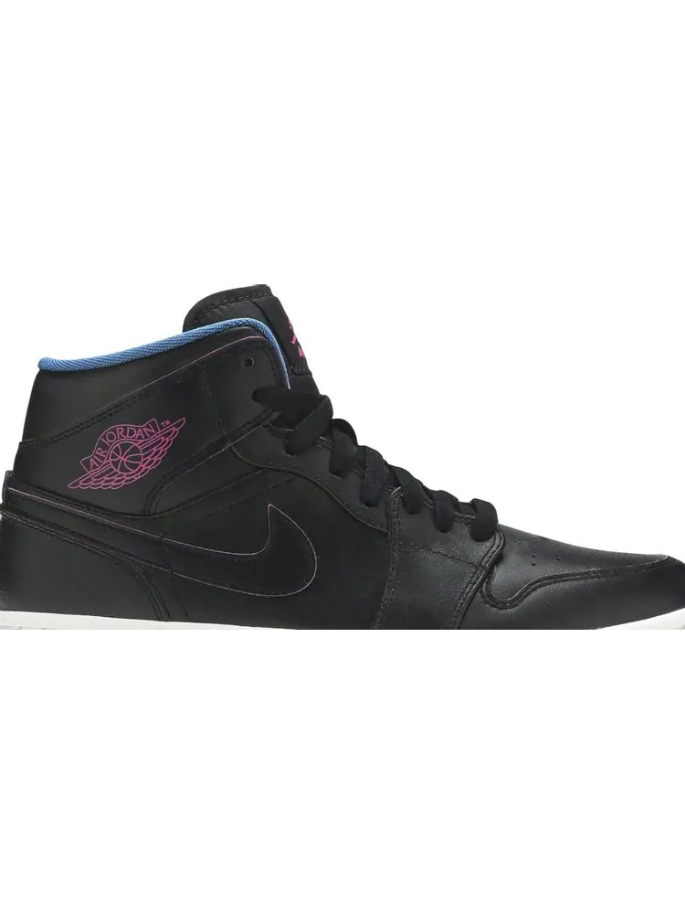 Кроссовки Air Jordan 1 Mid Radio Raheem — изображение 2 из 8, черный
