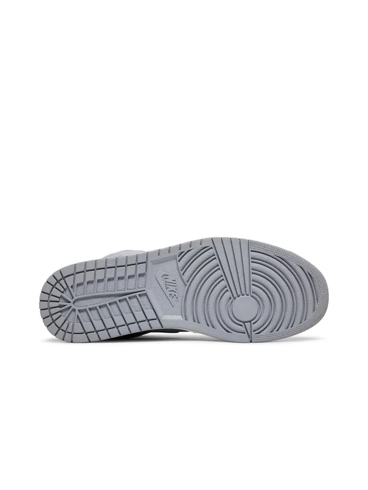 Кроссовки Air Jordan 1 Mid 'Wolf Grey' — изображение 4 из 4, серый