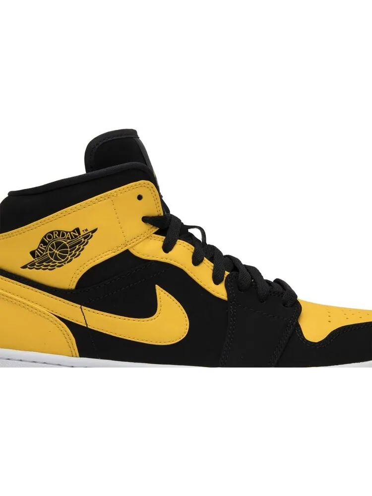 Кроссовки Air Jordan 1 Retro Mid New Love 2017 — изображение 2 из 8, желтый