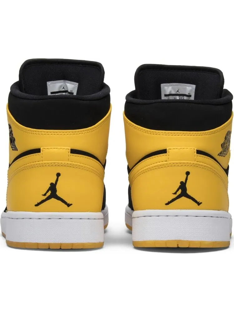 Кроссовки Air Jordan 1 Retro Mid New Love 2017 — изображение 6 из 8, желтый