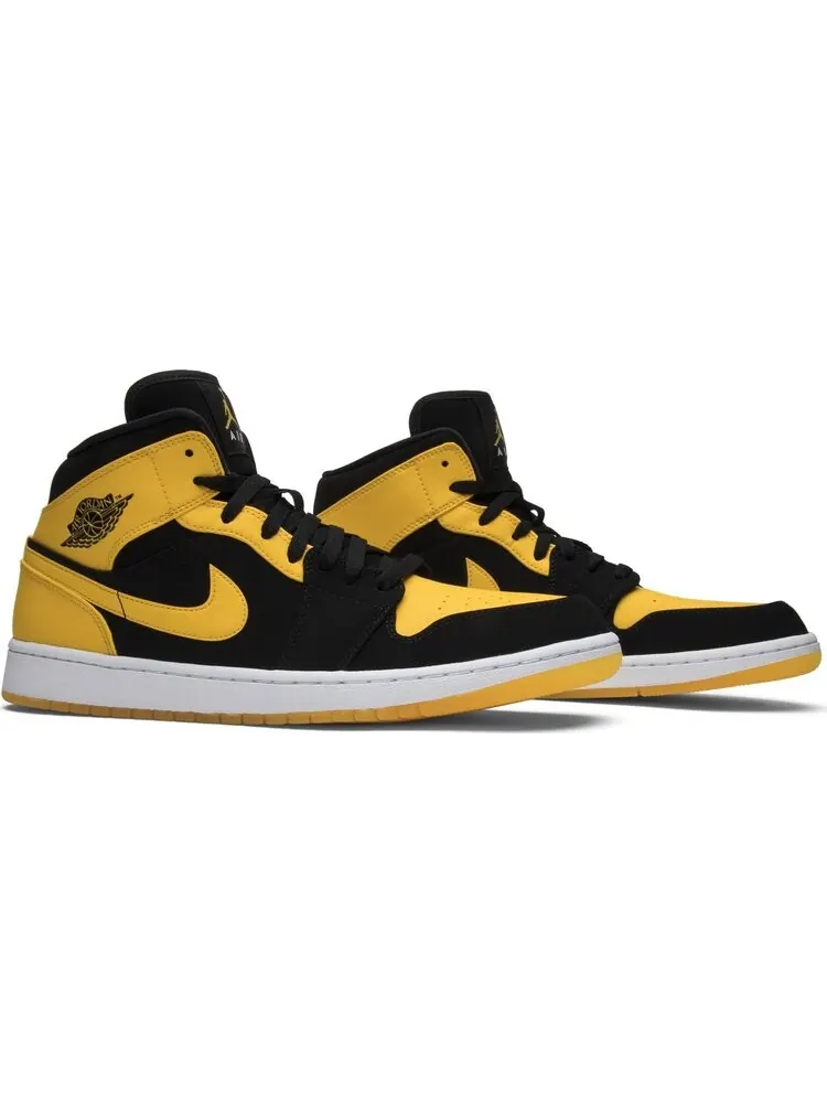 Кроссовки Air Jordan 1 Retro Mid New Love 2017 — изображение 8 из 8, желтый
