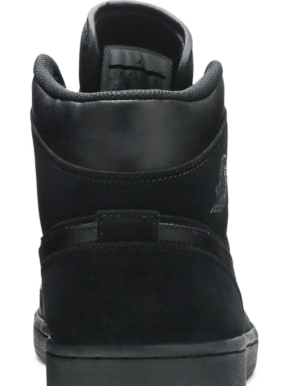 Кроссовки Air Jordan 1 Mid Black — изображение 7 из 8, черный
