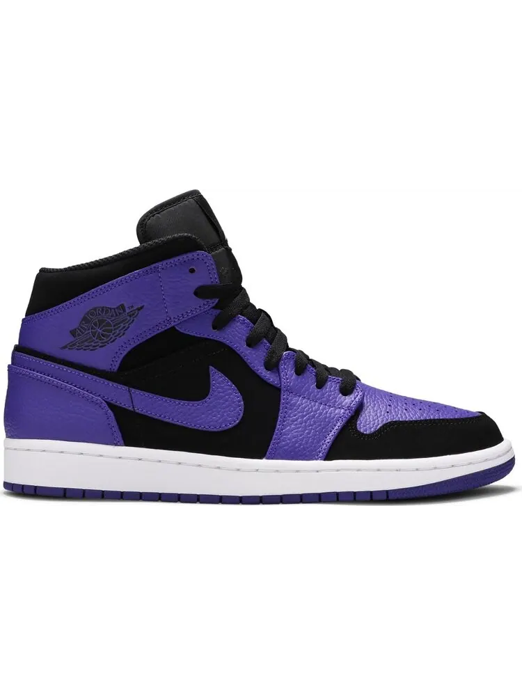 Кроссовки Air Jordan 1 Mid Dark Concord — изображение 1 из 8, фиолетовый